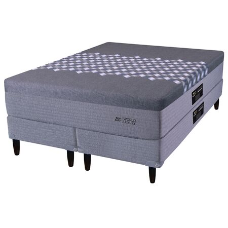 Colchon y Sommier King Koil Kingsbury King Size 180x200cm De Resortes Pocket con Espuma Inteligente