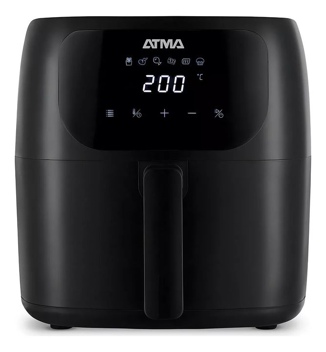 Freidora De Aire Digital Sin Aceite Atma Pro Fr60arbp 6,5l Color Negro - Vista 6