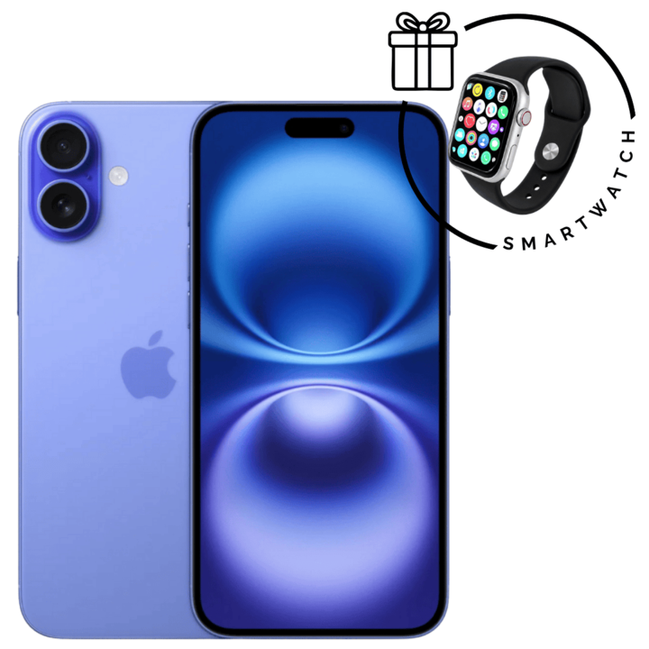 Apple iPhone 16 128GB Blue - Vista 1