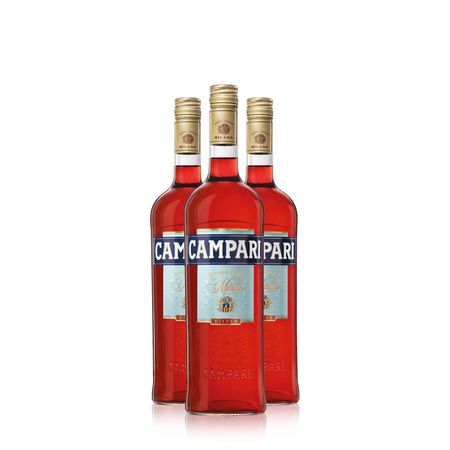 Aperitivo Campari Caja x 3
