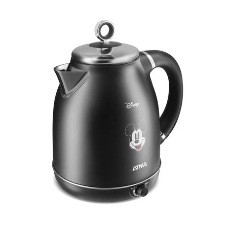 Pava Eléctrica ATMA Disney 1.7 Lts Color Negra PED23MP