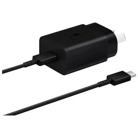 Cargador Samsung de carga rapida Cable tipo-C 15W Negro