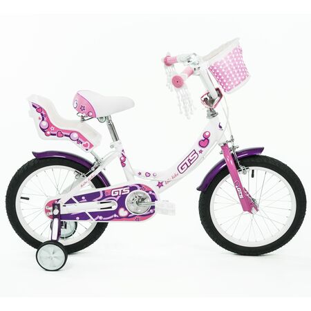 Bicicleta GTS R16 de paseo Blanca