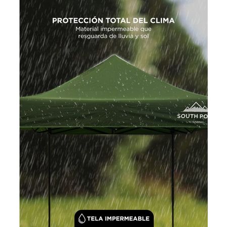 Gazebo Sin Paredes Gadnic 2x2 mts Impermeable
