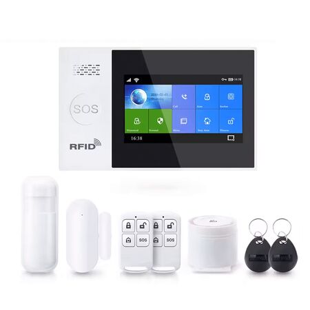 Kit Alarma Domiciliaria 4G  Inalab   Wifi   Tactil   WG107T