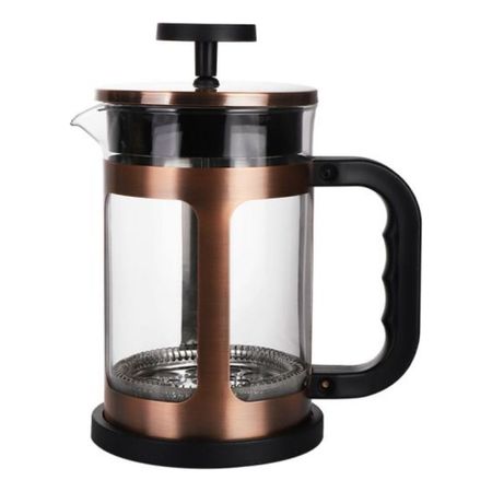 Cafetera Larhaus Prensa Francesa Copper 800ml Vidrio Lh1085 Cobre