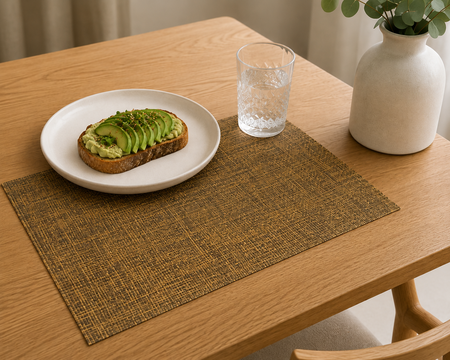 Set x 4 Individuales de mesa PVC Mantel Rectangular 45x30 cm ASTON 