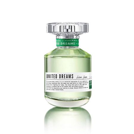 Perfume Benetton United Dreams Live Free Original Mujer 80ml