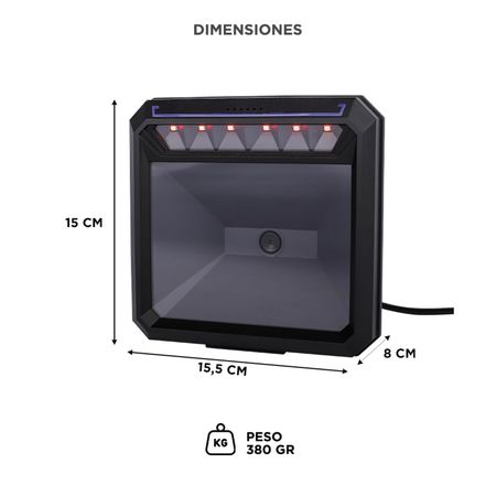 Lector De Código De Barras Gadnic BAR14 Omnidireccional