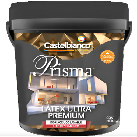 Látex Prisma Acrílico Lavable Blanco 10L