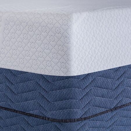 Colchon Serta Box Express Medida Super Queen 160x200cm de Alta Densidad con Espuma Soft Superior