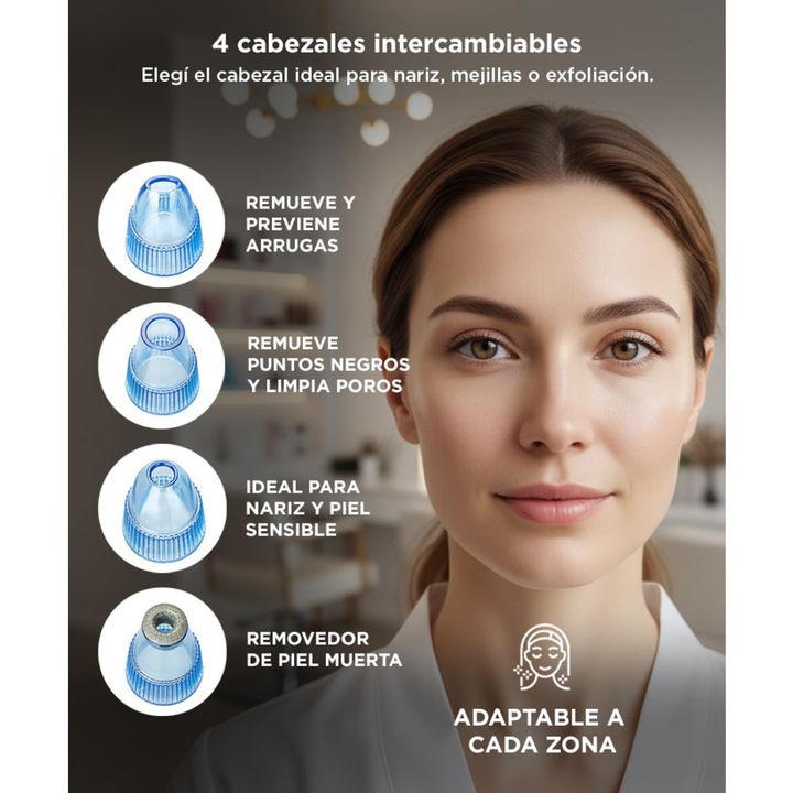 Limpiador Facial Care By Gadnic BF3078 Removedor de Puntos Negros 5 Velocidades - Vista 4