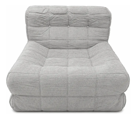 Sillón King-house Camelía Alta Densidad En Caja Gris Claro / Liso