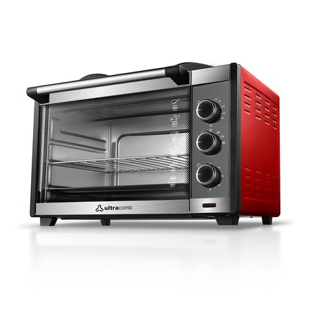 Horno Eléctrico De Mesa Uc-45acn Ultracomb 45 Lts doble anafe superior Convención Grill Rojo