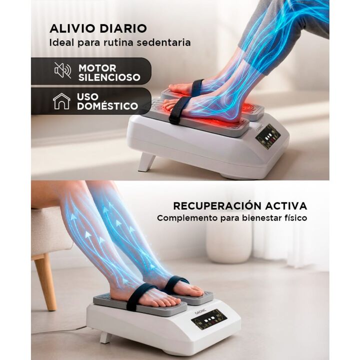 Masajeador Gadnic Easy Move Magnet Pro Piernas Pies 3 Niveles 30 Velocidades - Vista 4