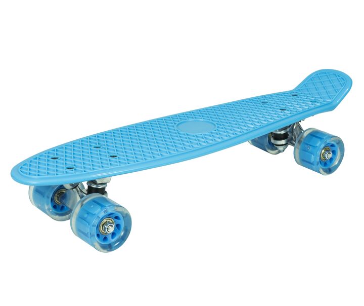 Patineta con Luces F-104 Bebitos Celeste - Vista 1