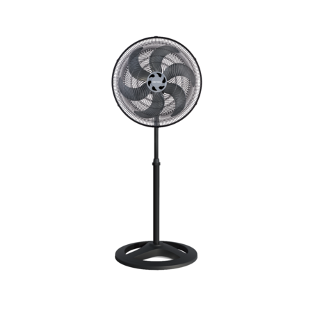 Ventilador De Pie Ventisol 5 Aspas 135w Color Negro VP3853VP