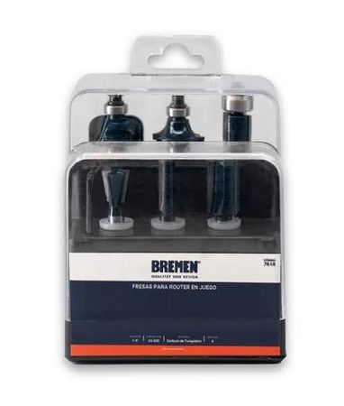 Juego de Fresas Bremen para Router 6 Piezas