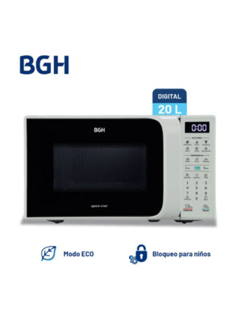 MICROONDAS BGH B120DB20I DIGITAL 20LT