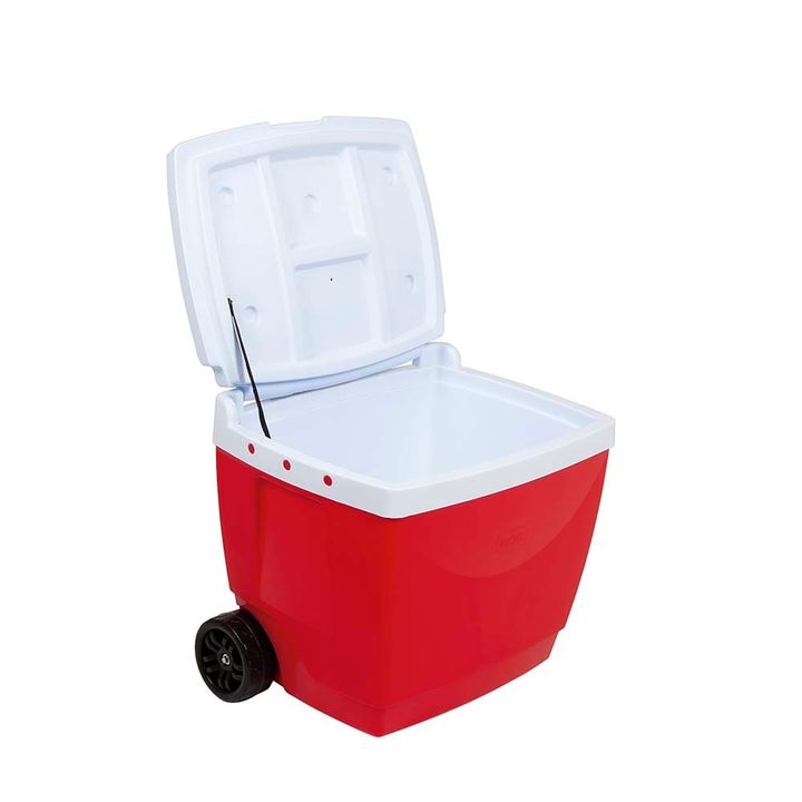 Conservadora Heladera Termica 42lt Mor con Ruedas Rojo - Vista 3
