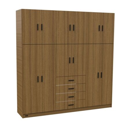 Placard Mosconi Dakar Plus 12 Puertas Avellana