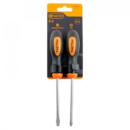Juego de destornilladores x 2 pzs Tactix ( Tx205431)