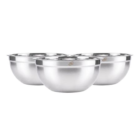 Set X3 Bowl 20 Cm Acero Inoxidable - Cool Bazar