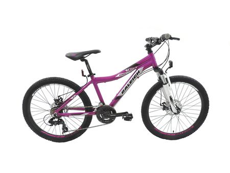 Bicicleta Raleigh SCOUT D- R.24"- Violeta- Cuadro de aluminio_ Frenos a disco- 21Vel.