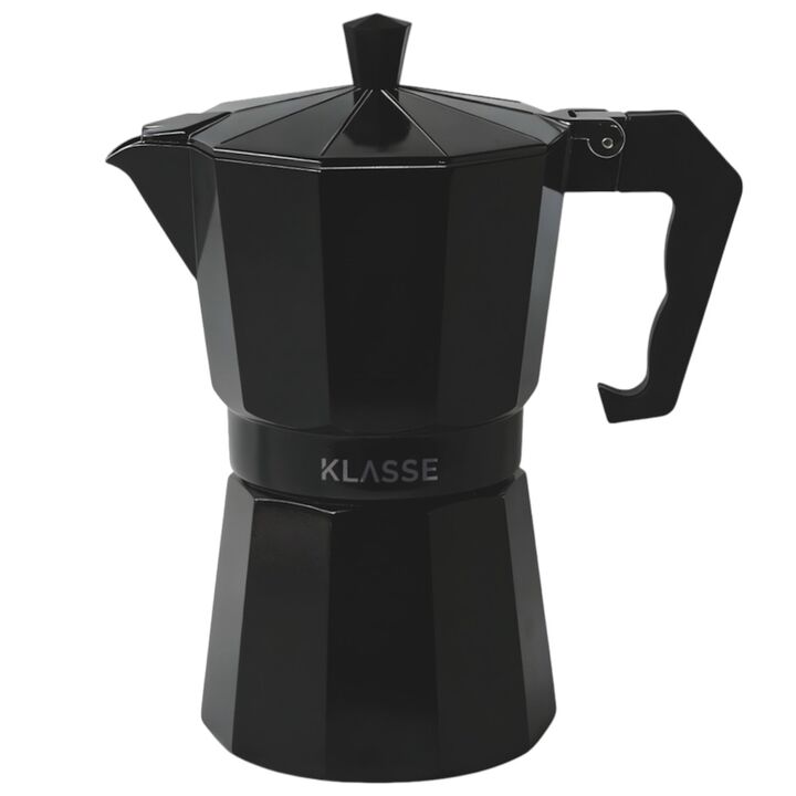Cafetera Moka estilo Italiana 6 Tazas Negra Mate Klasse (KS3705) - Vista 1