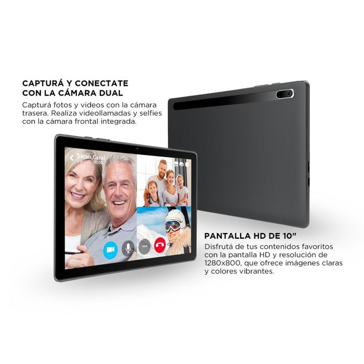 Tablet Gadnic 4GB RAM 64GB Android 10 Pulgadas - Vista 3