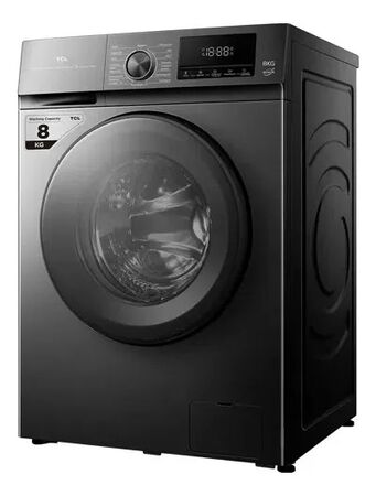 Lavarropas Tcl P108afl Inverter 8kg Carga Frontal 1400rpm