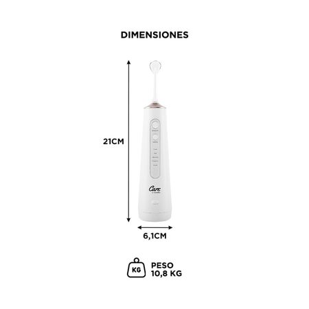 Irrigador Bucal Eléctrico XB8 Gadnic Con 6 Puntas Intercambiables Blanqueador