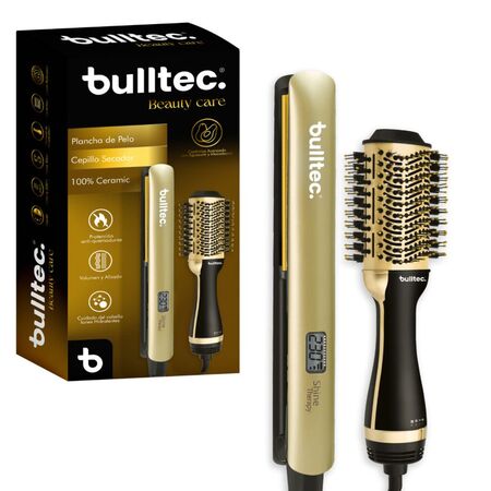 Bulltec Combo Peine Secador y Plancha