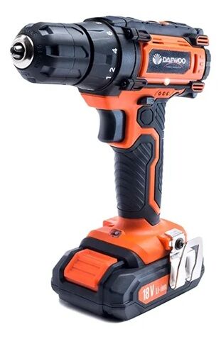 Taladro Atornillador Inalámbrico Daewoo DACD1800V2 18V Con Maletín 55 Accesorios - Vista 2