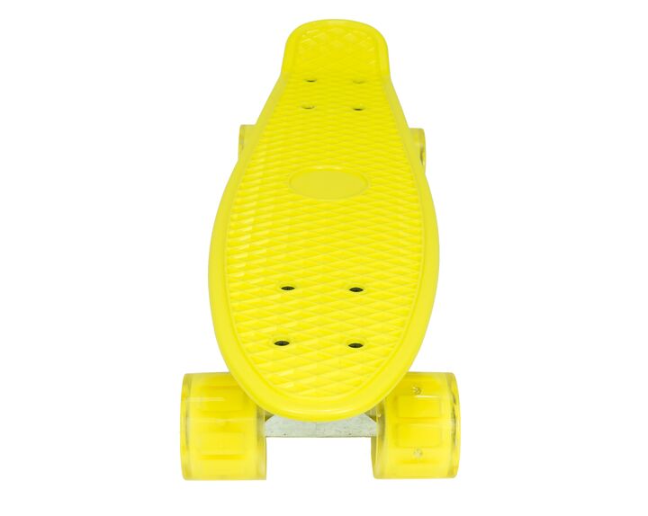 Patineta con Luces F-104 Bebitos Amarillo - Vista 2