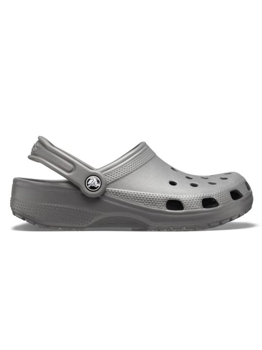 Zuecos Crocs Classic Unisex Moda Gris - Vista 2