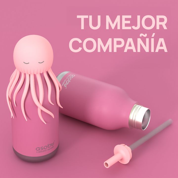 Botella Asobu Bestie 460 ml - Jelly Fish - Vista 3