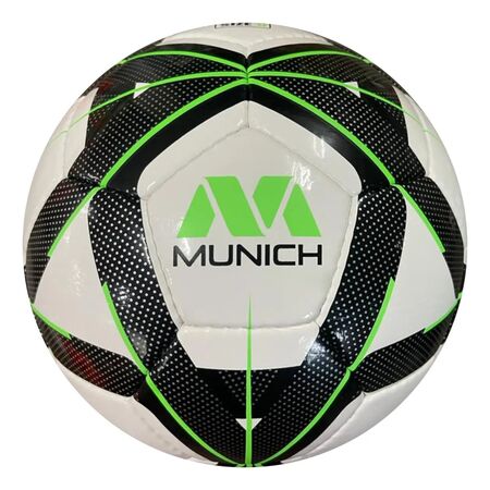 Pelota Munich Elite Pro Futsal - Profesional - Alto Rendimie Blanco/Negro/Verde 5