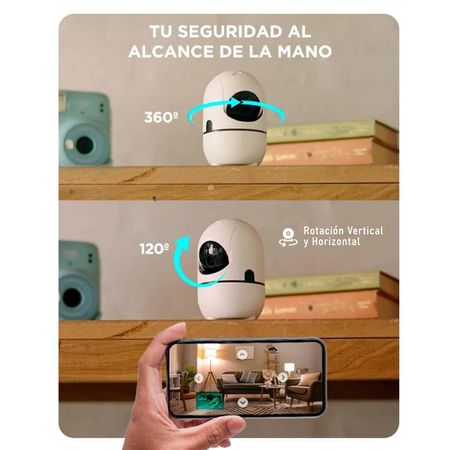 Cámara de Seguridad Dalton Interior WiFi 3mp FHD DA-CAM01