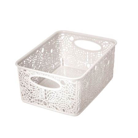 Canasto Organizador Contenedor Cesto Caja Plastico31X23X15