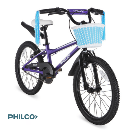 Bicicleta Kids Girl Rodado 20 Violeta Philco 91FKP20AV010FP