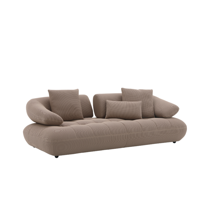 SOFA TRES CUERPOS ALLEGRA BEIGE - Vista 5