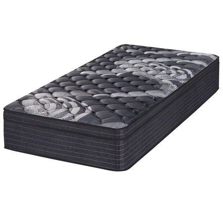 Colchon Zafiro Rodio 1 Plaza 80x190 Resortes Con Pillow