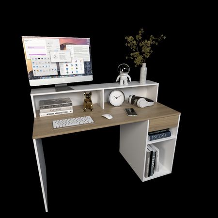 Escritorio Con Repisa Olmo F. Everest Tables