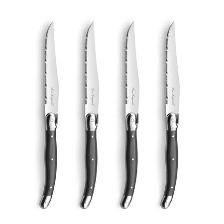 Set x 4 Cuchillos filosos Carnes Lou Laguiole Acero Inoxidable Amefa  