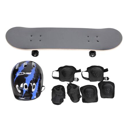 Set Skate Proline Truck Aluminio 12 Cm + Casco + Protección + Bolso