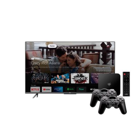 Combo Smart TV RCA 4K 55" + Consola Retro Level Up Retroplay LT 2300 Juegos