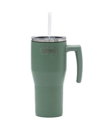 Thermos Classic Vaso Térmico 850ml verde con asa y sorbete