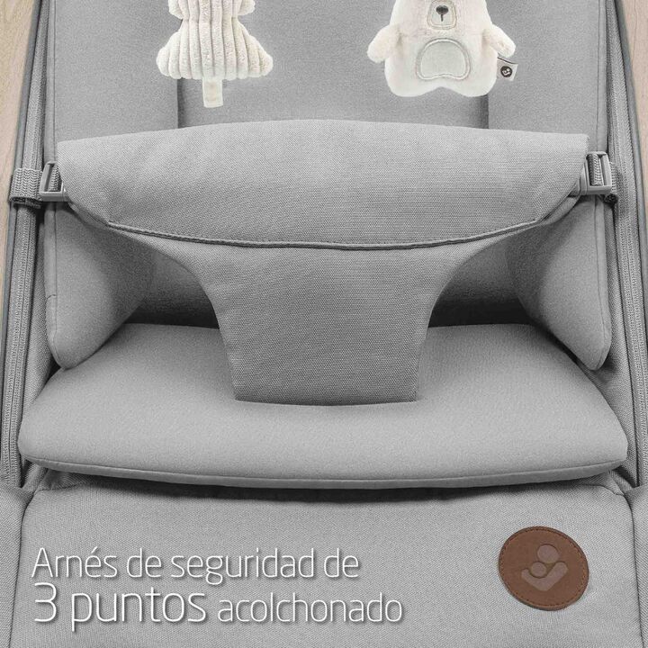SILLA MECEDORA KORI 2 EN 1 BEYOND GREY ECO MAXI COSI - Vista 8