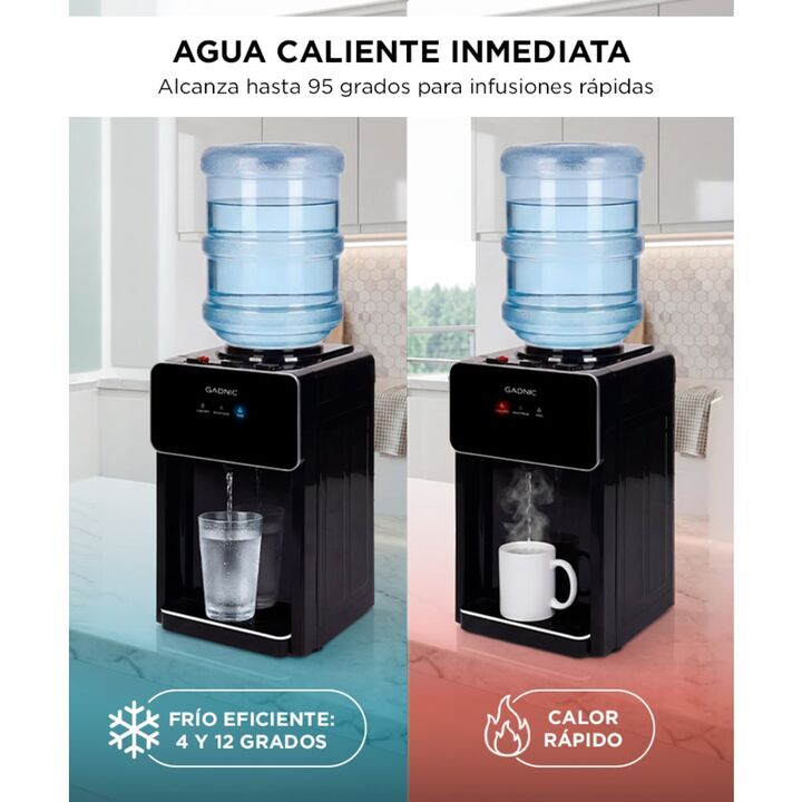 Dispenser De Agua Gadnic Frio Calor Compacto Mesada - Vista 4